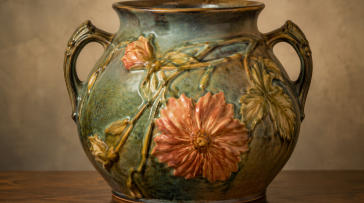 Illustration of a Weller art pottery vase